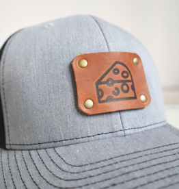 Blu Mountain Co. Cheese Chunk Trucker Hat Gray/Black