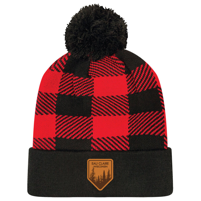 Locale Outdoor Eau Claire Buffalo Plaid Beanie