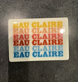 Volume One Magnet - Eau Claire (Yellow, Red, Blue)