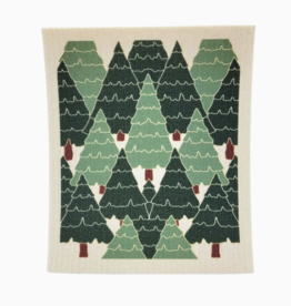 Driftless Studios Swedish Dishcloth - Fresh Cut Christmas Trees
