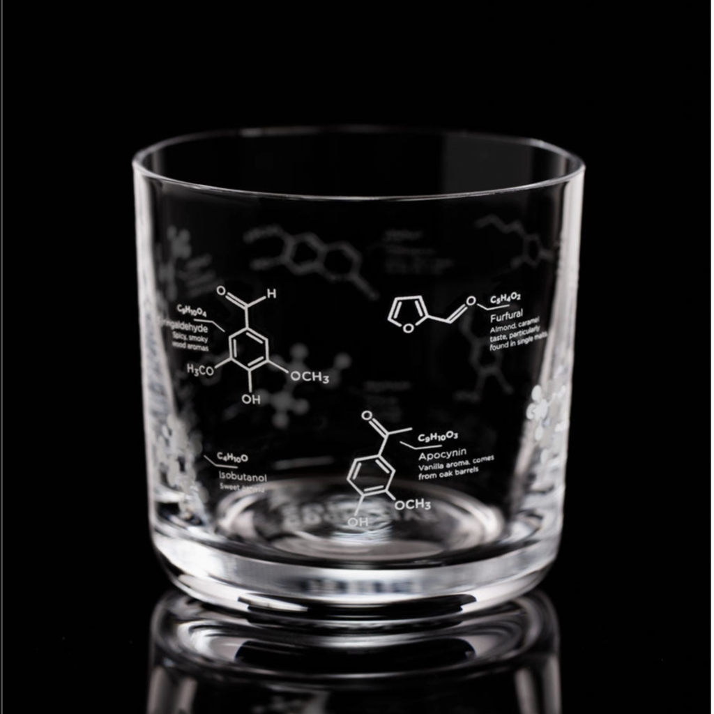 Cognitive Surplus Chemistry of Whiskey Glass