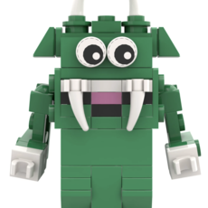 Northwoods Bricks Mini Hodag 75pc Brick Set