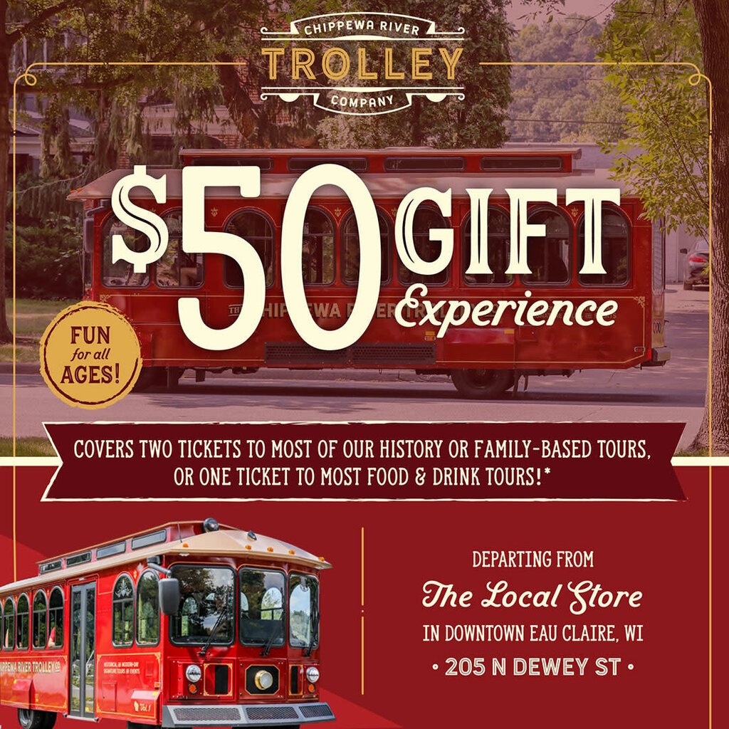 Volume One Chippewa River Trolley: Gift Experience $25, $50, $100