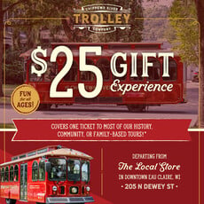 Volume One Chippewa River Trolley: Gift Experience $25, $50, $100