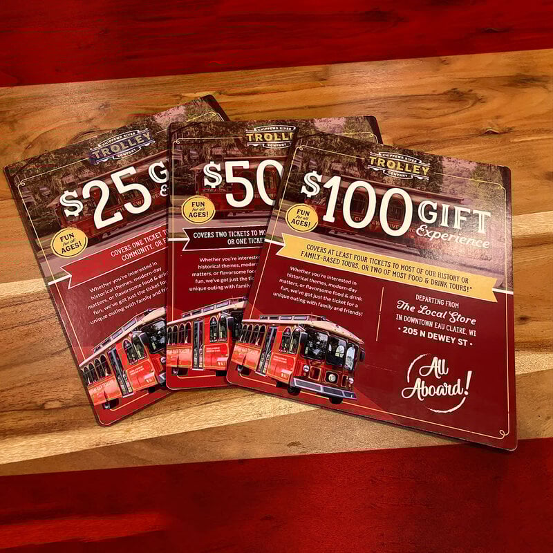 Chippewa River Trolley Trolley Gift Experience