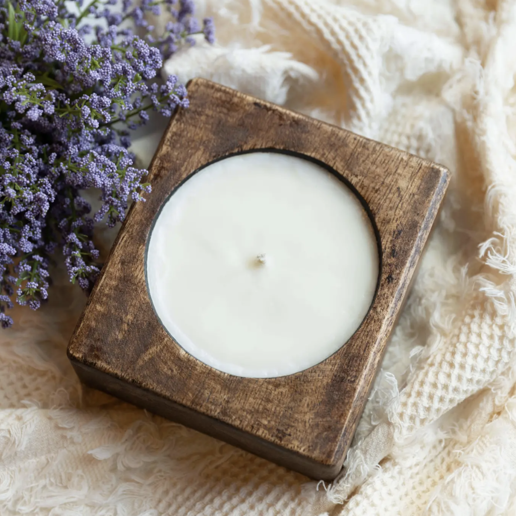 Beneath The Pines Candle Co. Cheese Mold Candle - White Birch