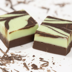 Valley Fudge and Candy Mint Chocolate Swirl Fudge Bar