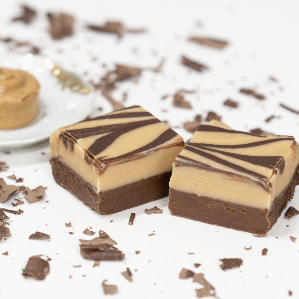 Valley Fudge and Candy Peanut Butter Chocolate Fudge Bar