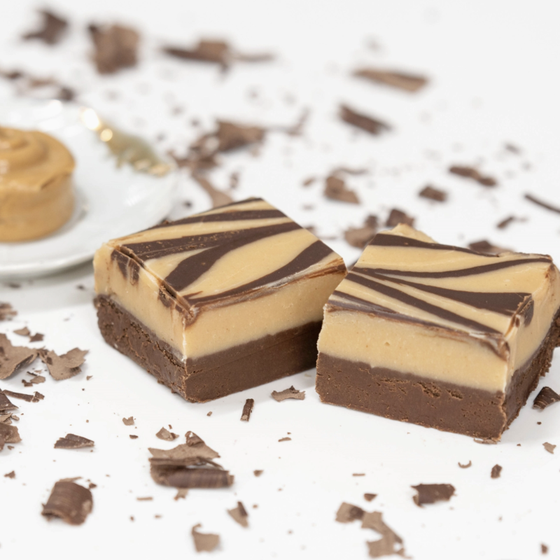 Valley Fudge and Candy Peanut Butter Chocolate Fudge Bar