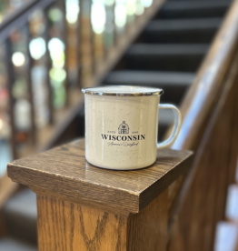 Wisconsin America's Dairyland Enamel Mug