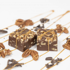 Valley Fudge and Candy Chocolate Caramel Pecan Fudge Bar