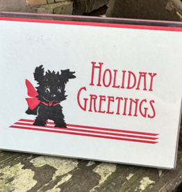Greeting Card Set - Scottie Dog Holiday