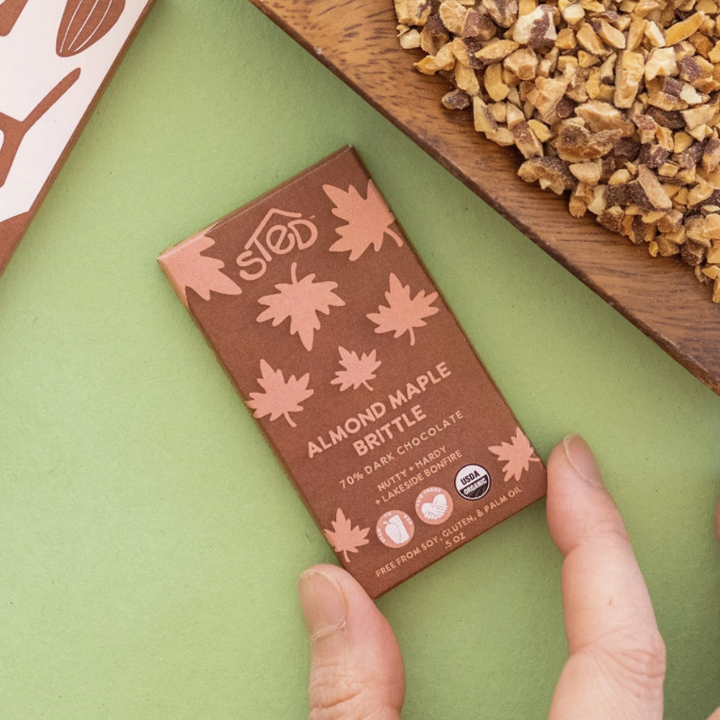Sted Foods Sted - Mini Almond Maple Brittle