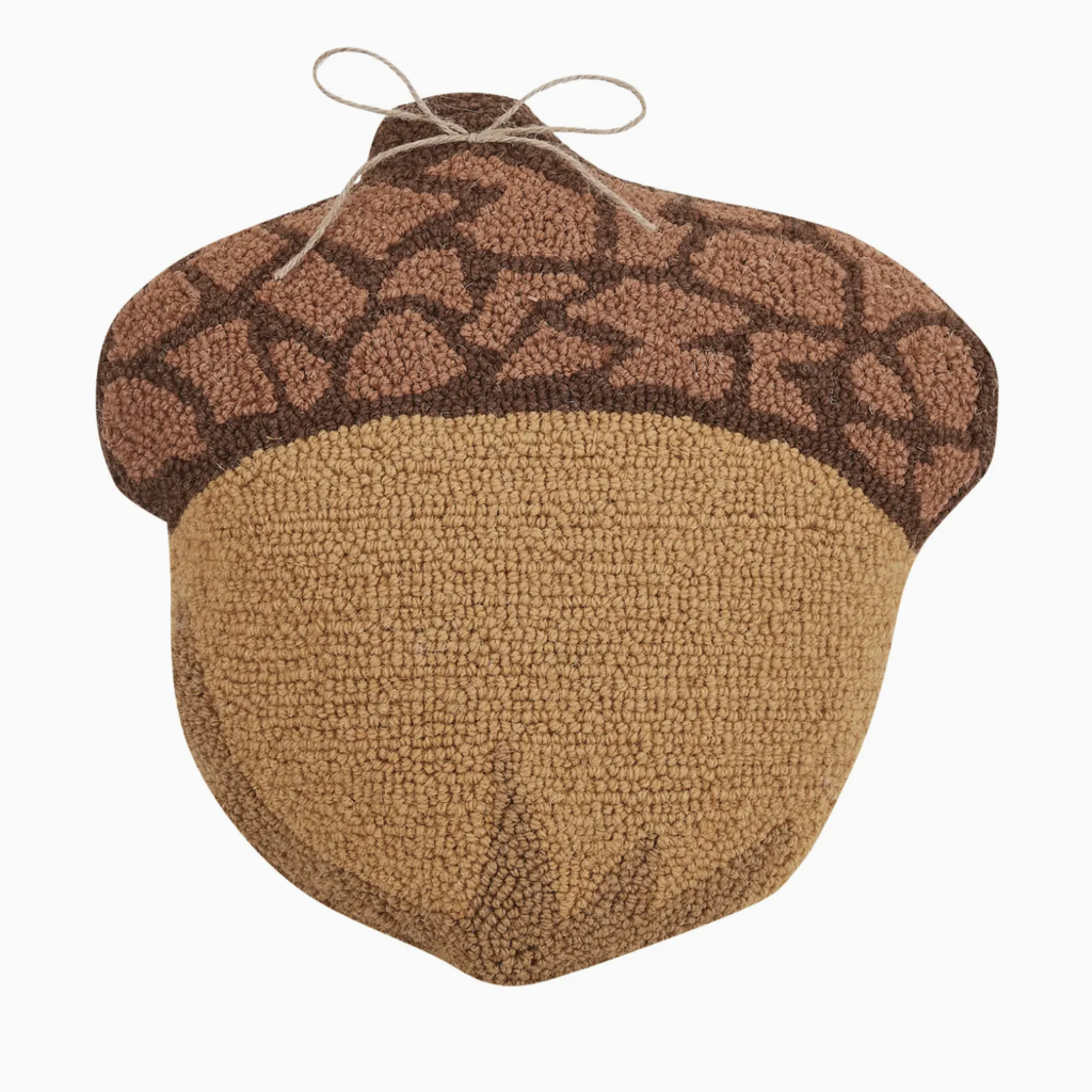 Peking Handicraft Acorn Hook Pillow