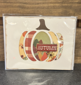 Gazelle Sentiments Pumpkin Greeting Card