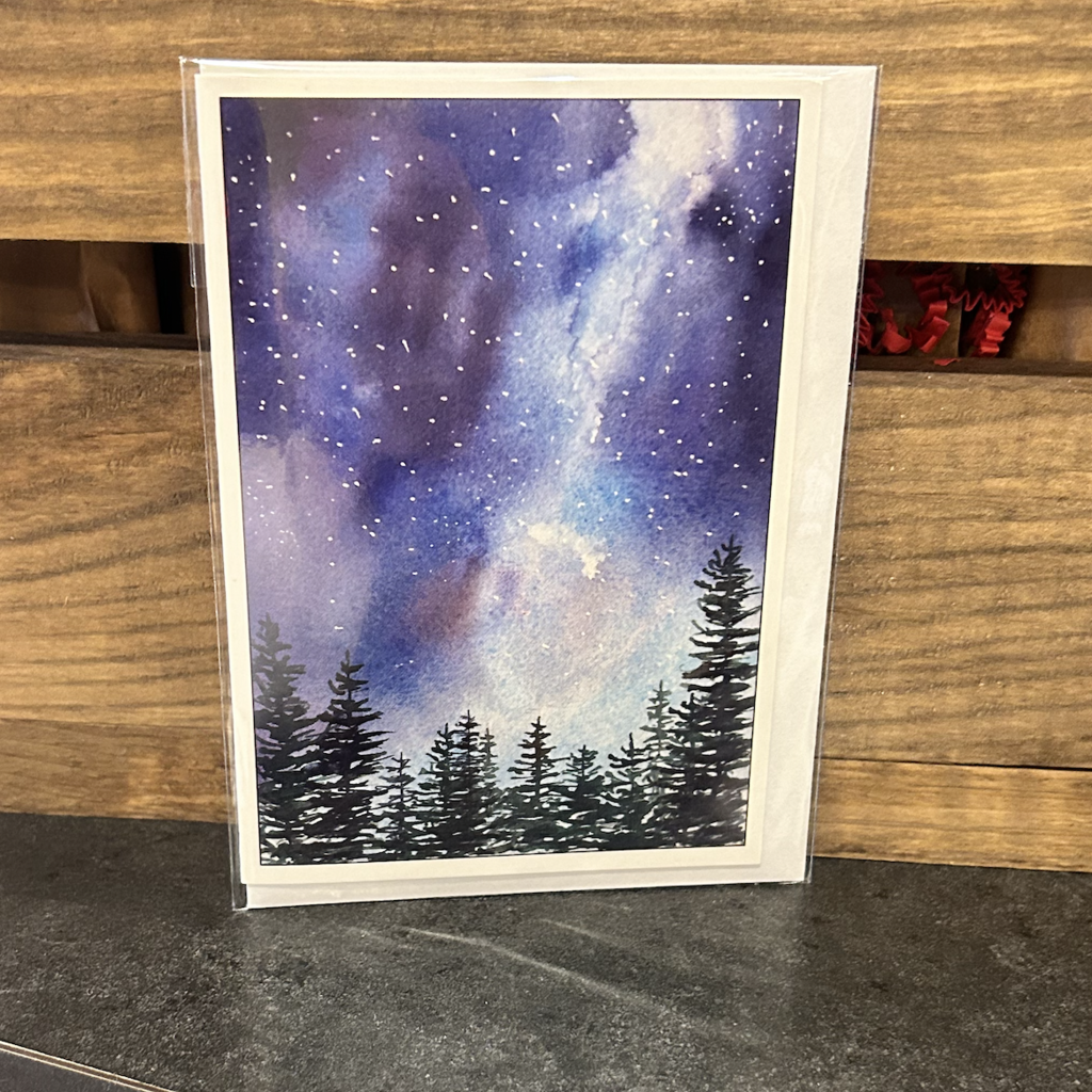 Amy Beidleman Night Sky Milky Way Greeting Card