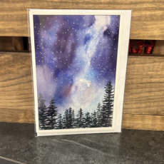Amy Beidleman Night Sky Milky Way Greeting Card