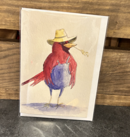 Amy Beidleman Farmer Finch Greeting Card
