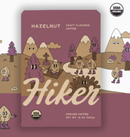 Hikers Brew Coffee Hiker - Hazelnut Ground Coffee - 12oz