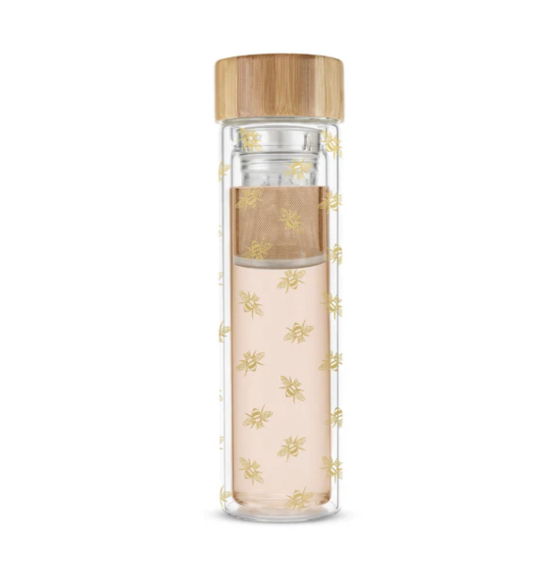 Bee Glass Travel Infuser Mug The Local Store