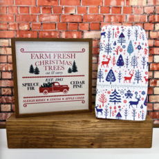 Driftless Studios Tea Towel - Nordic Christmas