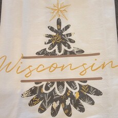 First & Foremost Wisconsin Tree Tea Towel