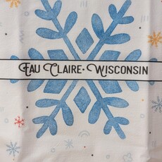 Holiday Towel - Eau Claire Blue Snowflake