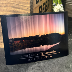 Parker Russell Eau Claire Time Slice Greeting Card