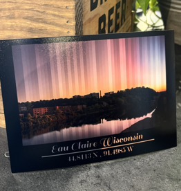 Eau Claire Time Slice Greeting Card