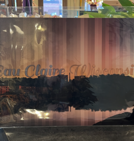 Eau Claire Time Slice Print 12x18