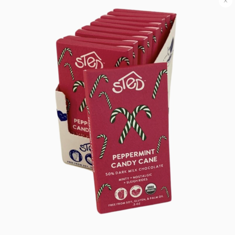 Sted Foods Sted - Mini Peppermint Candy Cane