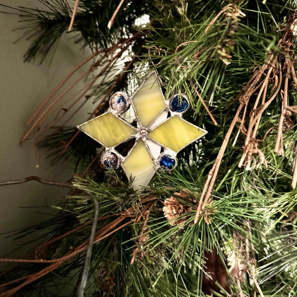 Stained Glass -  Snowflake Mini