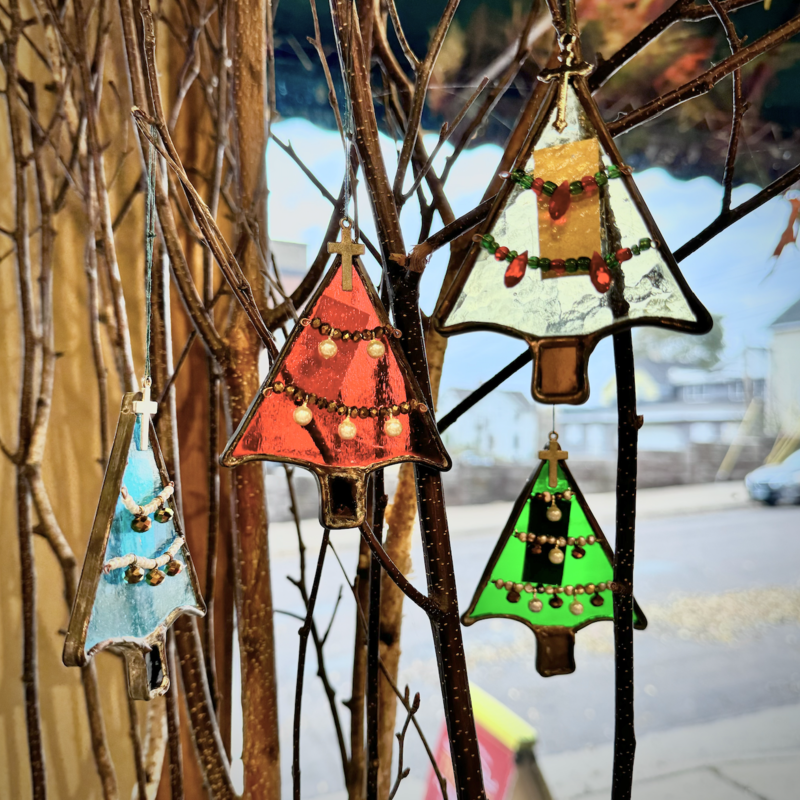 Nancy Jackson Stained Glass -  Christmas Tree