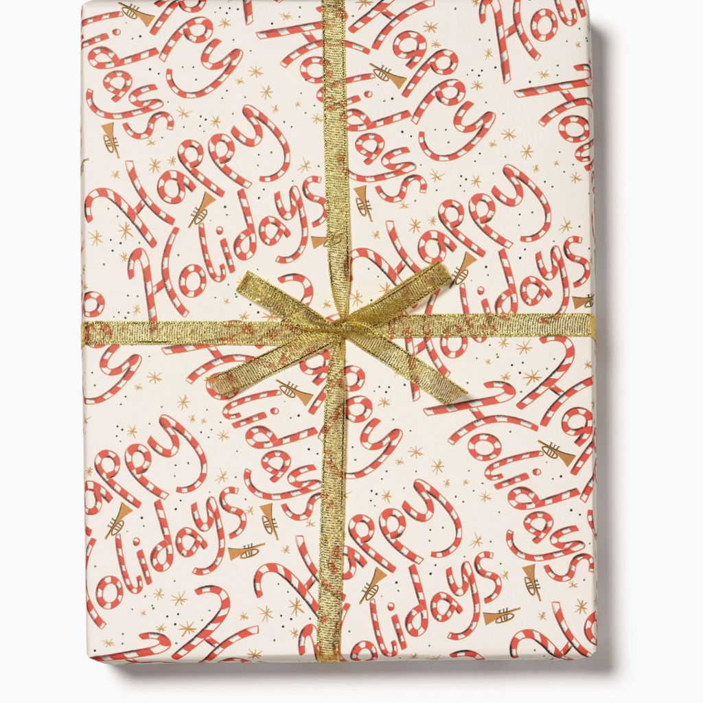 Holiday Wrapping Paper - Candy Cane