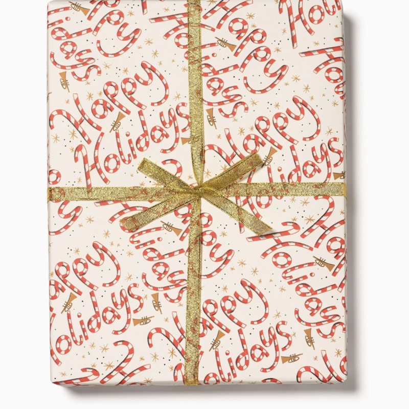 Holiday Wrapping Paper - Candy Cane