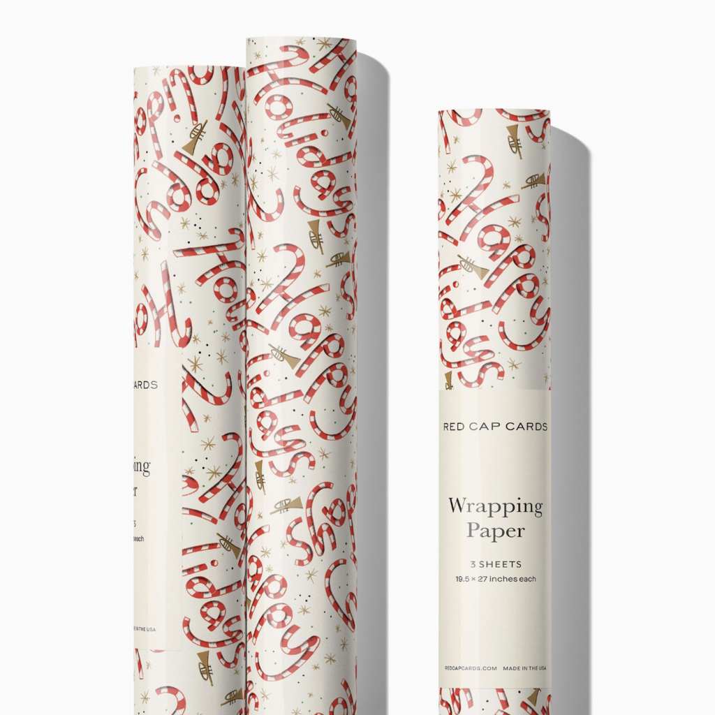 Holiday Wrapping Paper - Candy Cane