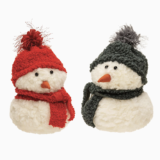Small Sitting Snowman