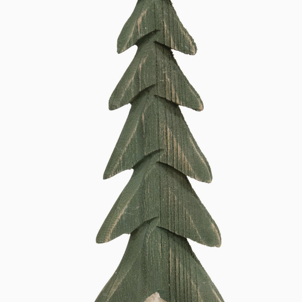 Faire (Bright Ideas Christmas Collection) Wood Tree - Green
