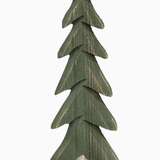 Faire (Bright Ideas Christmas Collection) Wood Tree - Green