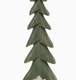 Faire (Bright Ideas Christmas Collection) Wood Tree - Green
