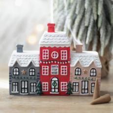 Christmas Village Incense Cone Holder