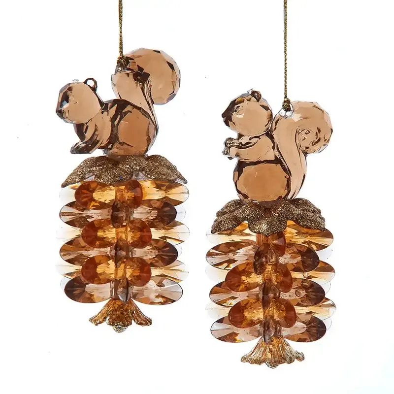 Kurt S. Adler Inc Ornament - Squirrel Pinecone Assorted
