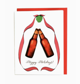 Cracked Designs Greeting Card - Hoppy Holiday