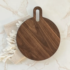 Charcuterie Board - Walnut Modern Round