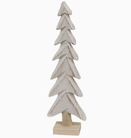 Faire (Bright Ideas Christmas Collection) Wood Tree - White