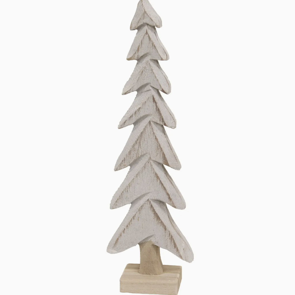 Faire (Bright Ideas Christmas Collection) Wood Tree - White