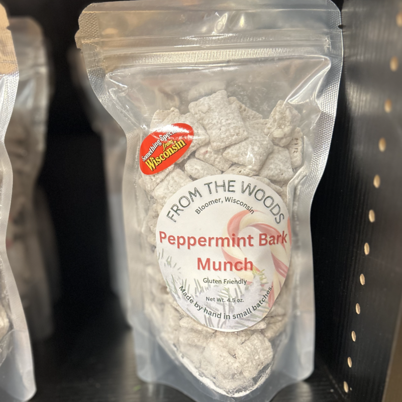 From the Woods Gourmet Snacks Peppermint Bark Munch