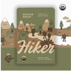 Hiker's Brew Coffee Hiker - Medium Roast Ground Coffee - 12oz