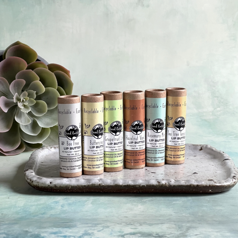Good Earth Soap Eco Friendly Lip Balm - Hazelnut Vanilla