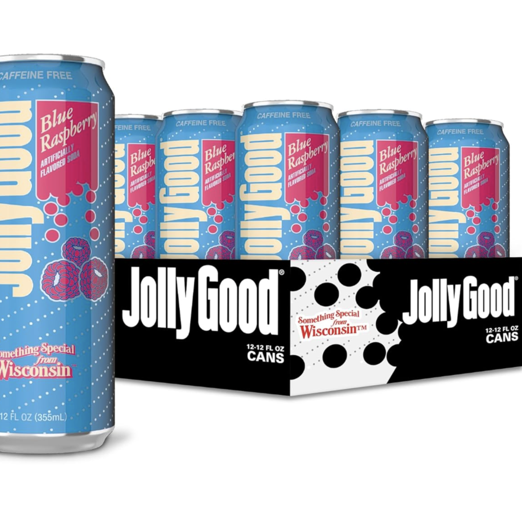 Vern's Cheese Jolly Good Soda - Blue Raspberry